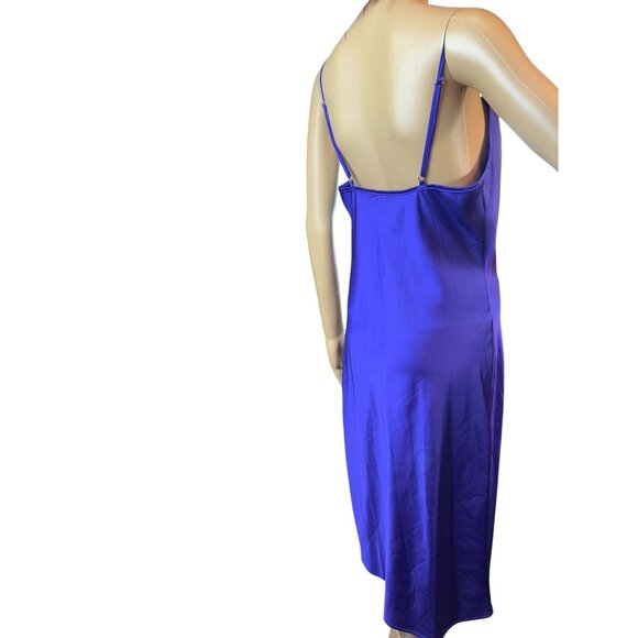 (5 for $25)Forever 21 Satin Slip Dress in Purple Size Small NWT - Picture 4 of 8
